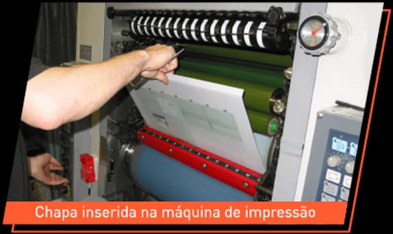 Chapa de impressão offset